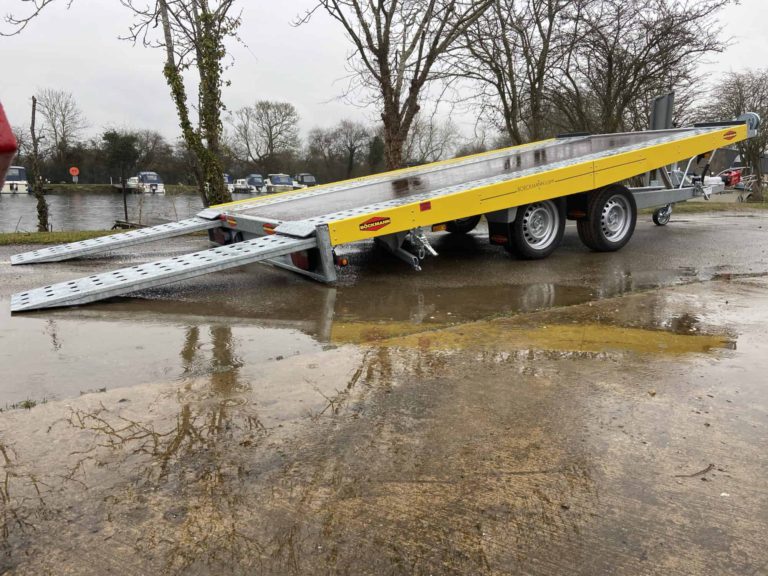 Bockmann Car Trailer AH4320/35 14'1x6'10 MGW 3500kg - Hire price per day