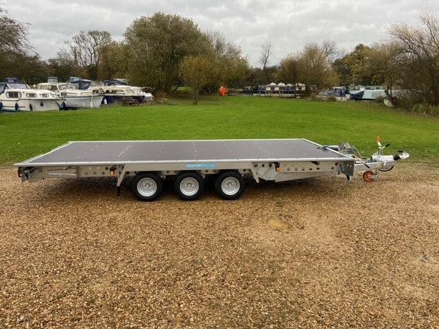 Woodford Flat Bed Trailer FBT-151 with Tilt and Winch ( 16' x 7'3 / 487cm x 220cm )