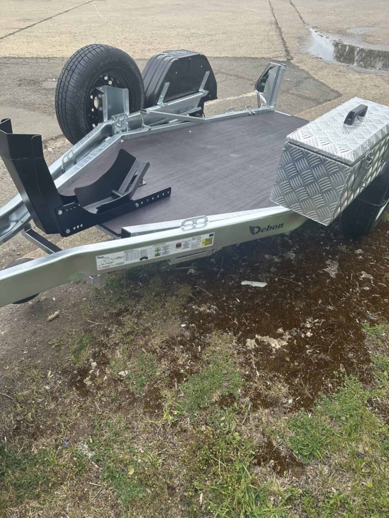 Debon Moto 1 Single Motor Bike Trailer Hire