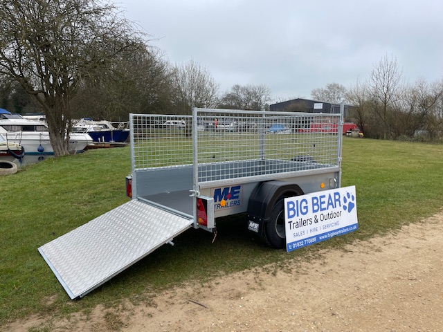 Meredith & Eyre MEG7564WRM with Mesh Sides, Rear Ramp and Spare Wheel