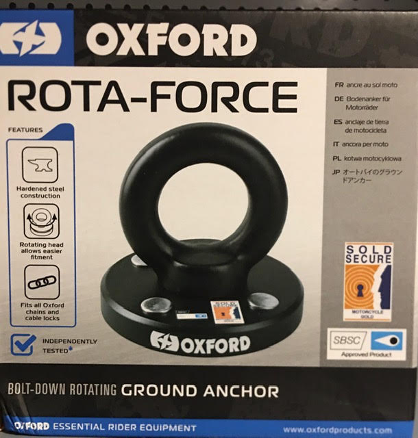 SAS - Oxford Rota-Force, Bolt Down Rotating Ground Anchor