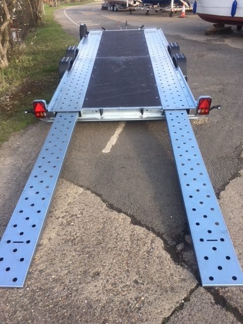 Woodford Wide Body Car Trailer   WBT-141-1 ( 16' x 6'6'' / 487cm x 198cm )